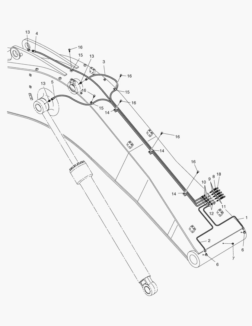 ПЕРЕДНИЙ ТРУБОПРОВОД СМАЗОЧНОЙ СИСТЕМЫ