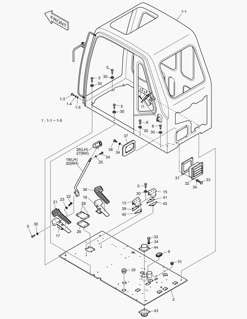 КАБИНА В СБОРЕ