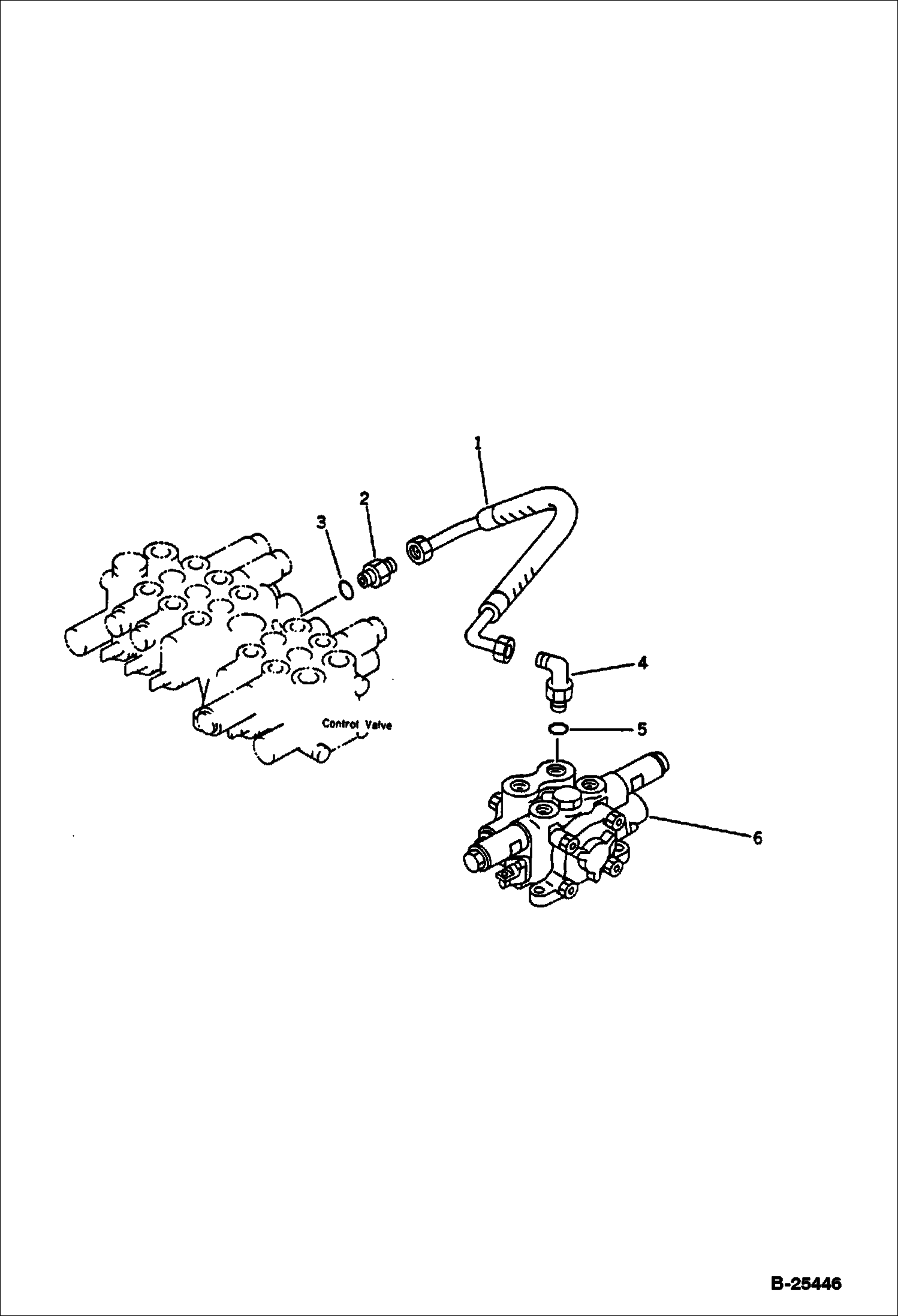 Схема ТРУБОПРОВОД ГИДРАВЛИЧЕСКОЙ СИСТЕМЫ (ДОПОЛНИТЕЛЬНАЯ СИСТЕМА КЛАПАНОВ )