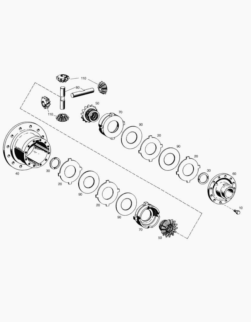 3360 LIMIT SLIP DIFFERENTIAL-REAR AXLE [2001~2076]