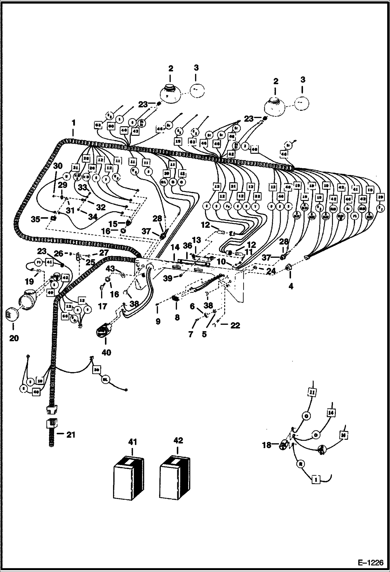 ЭЛЕКТРООБОРУДОВАНИЕ КАБИНЫ СЕРИЙНЫЙ НОМЕР 12001 И ВЫШЕ