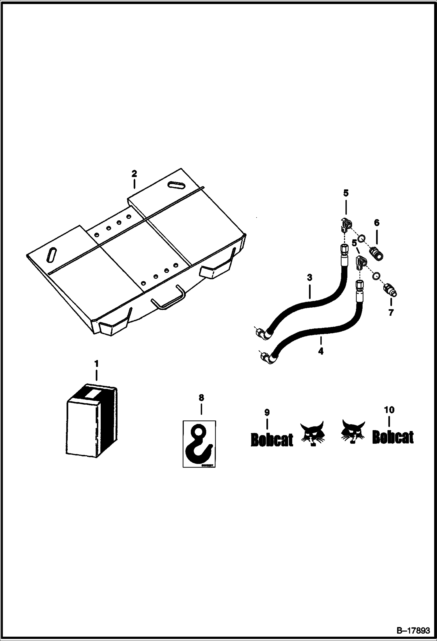 ГИДРОМОЛОТ (КОМПЛЕКТ BOB-TACH ПЕРЕОБОРУДОВАНИЯ) (ПРЕОБРАЗУЕТ ЭКСКАВАТОР, УСТАНОВЛЕННЫЙ НА BOB-TACH ОСНОВАНИИ) (6560)