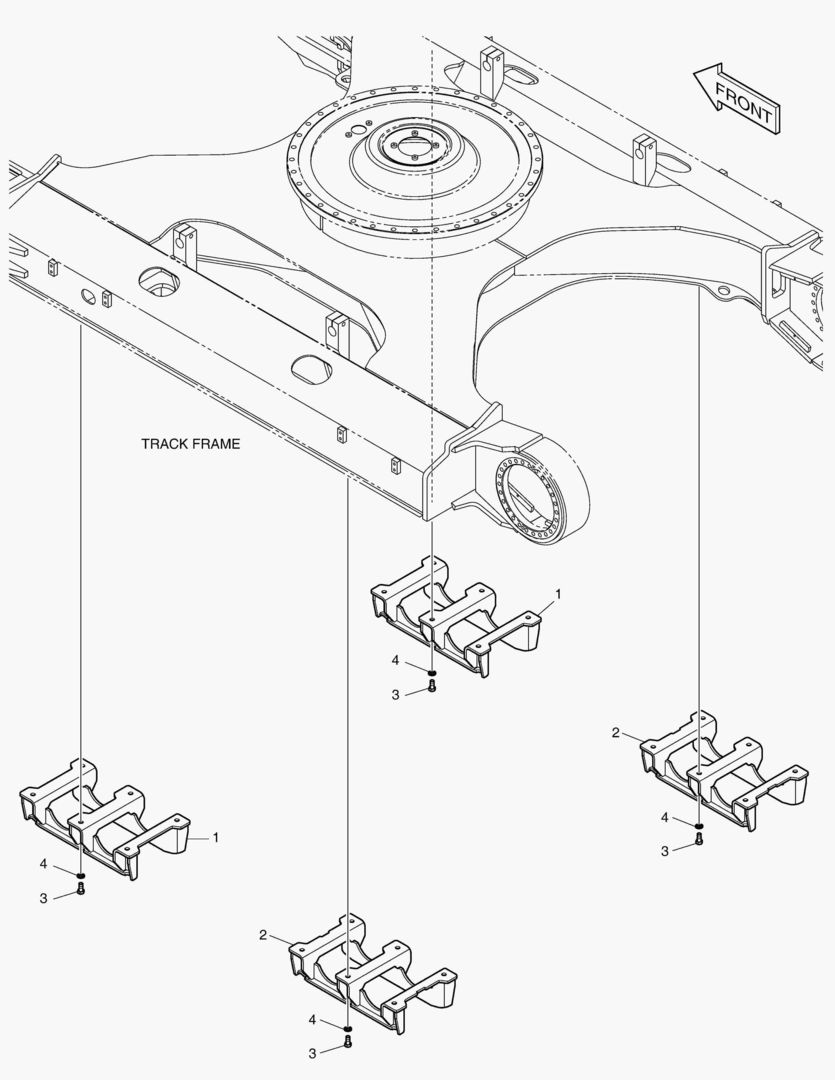 ПРЕДОХРАНИТЕЛЬ ГУСЕНИЦЫ - ДВОЙНОЙ