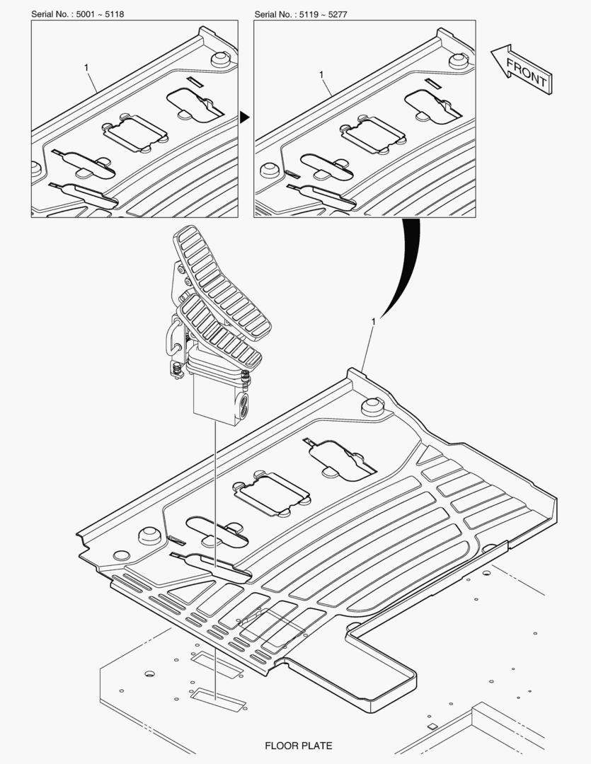 КОВРИК НА ПОЛУ КУЗОВА - ШАРНИРНЫЙ+PERO+STT
