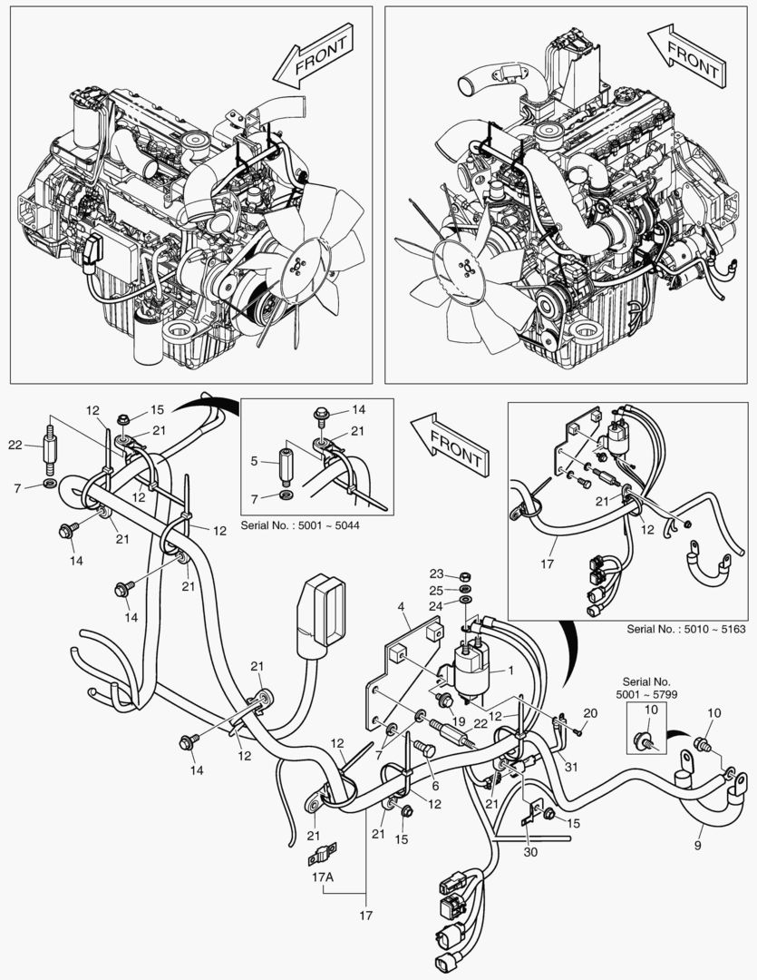 1711 ELECTRIC PARTS - ENGINE [5010~]