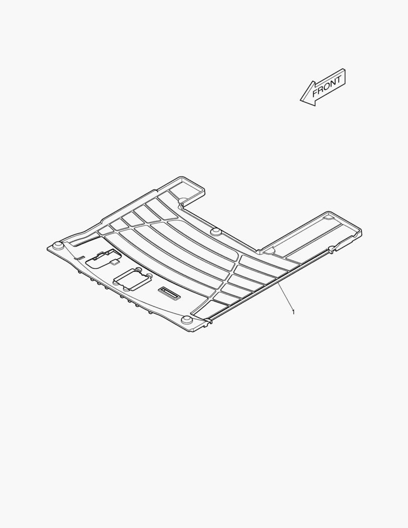 КОВРИК НА ПОЛУ КУЗОВА