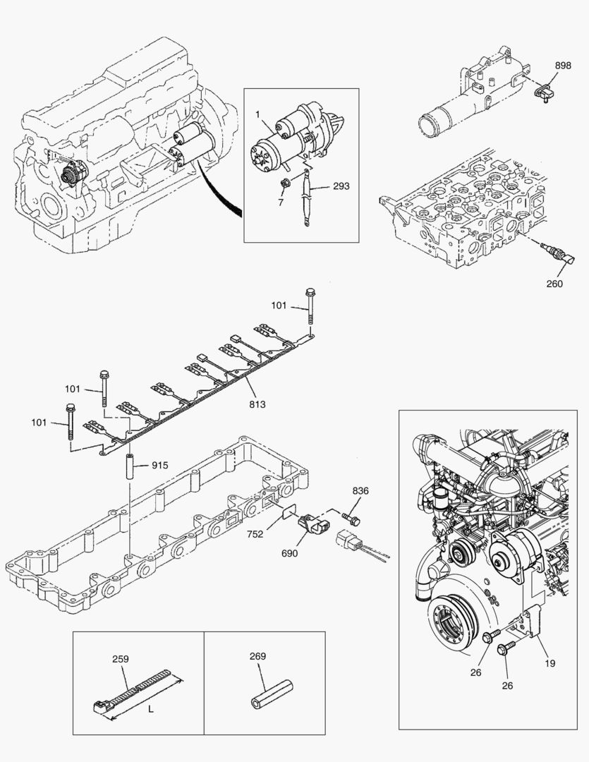 ЗАПЧАСТИ УПРАВЛЕНИЯ ЭЛЕКРОДВИГАТЕЛЯ
