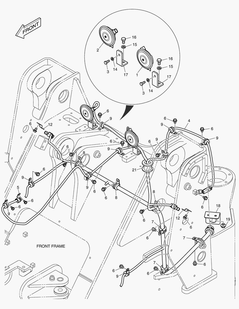 ЭЛЕКТРИЧЕСКИЕ ЗАПЧАСТИ - ФРОНТАЛЬНЫЙ