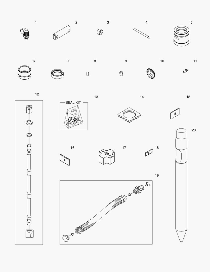 5140 RECOMMENDED SPARE PARTS