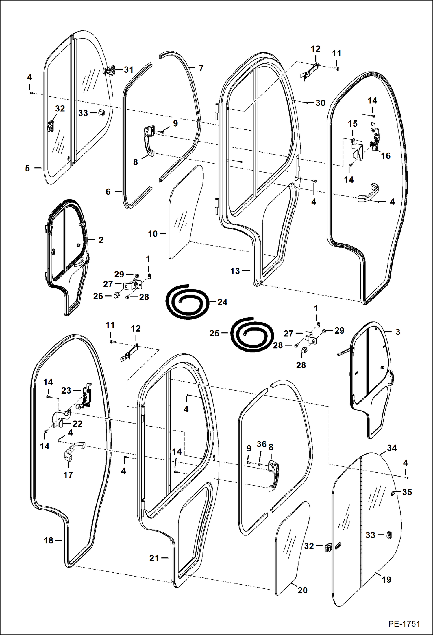 ДВЕРЦА КАБИНЫ