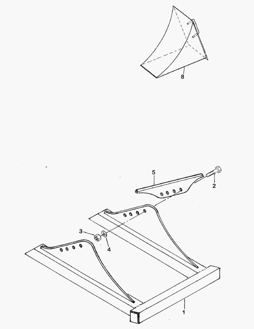G097-5 REAR BUMPER BAR