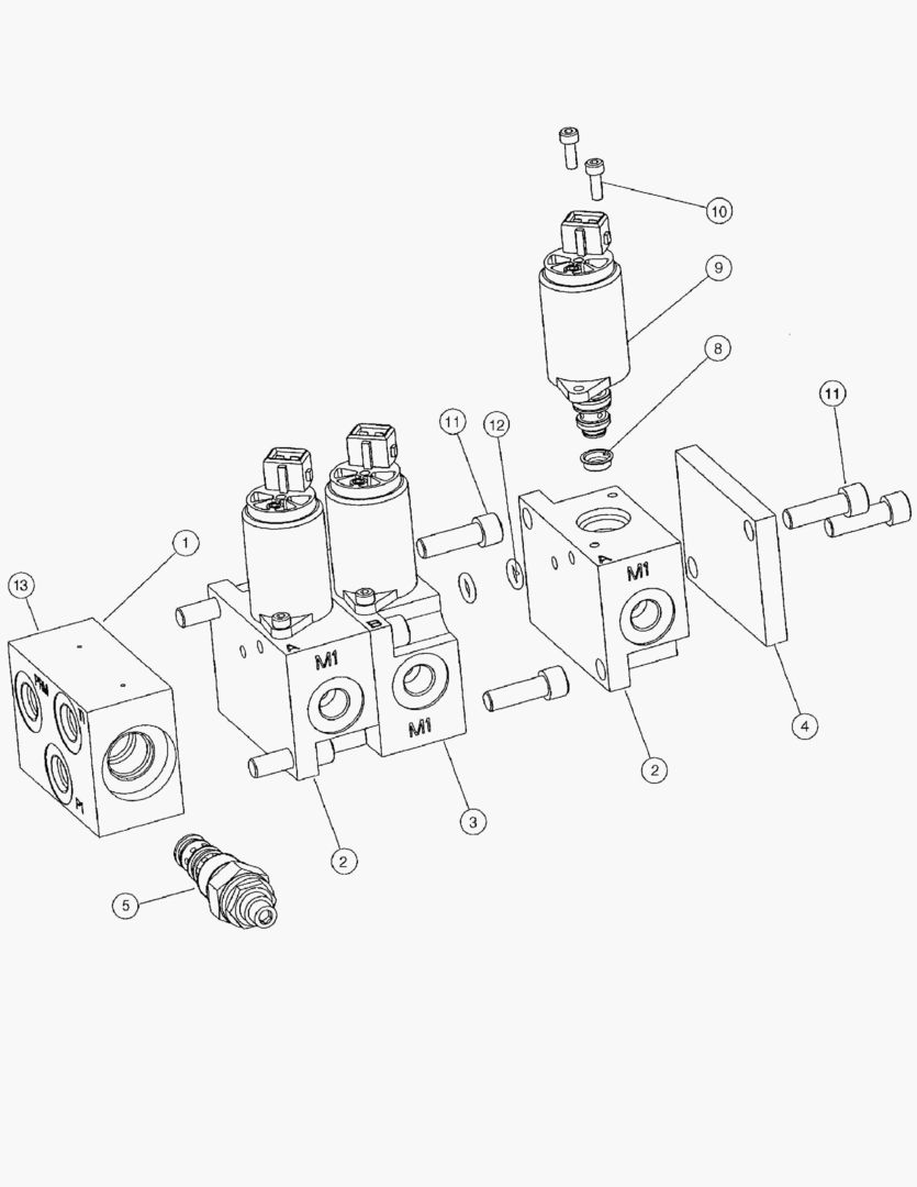 Спецтехника G190-80A SOLENOID VALVE KIT [810053~] - главное фото