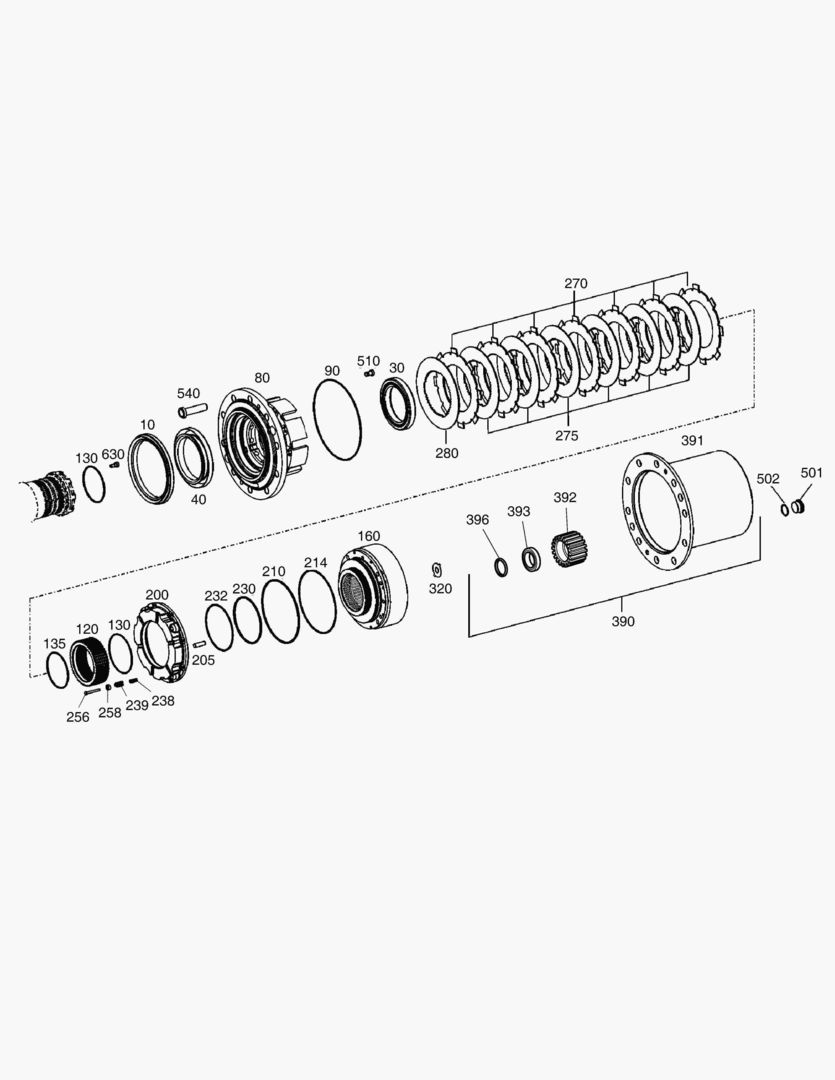 Спецтехника 4620 OUTPUT - FRONT AXLE [1001~1081] - главное фото
