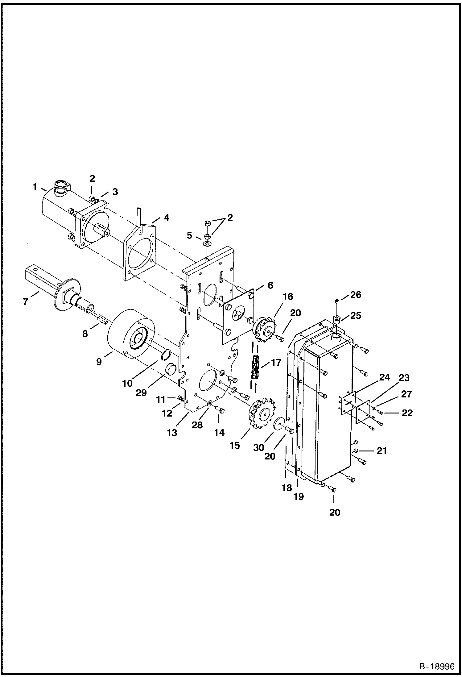 РУКОЯТКА УПРАВЛЕНИЯ (КОРОБКА ДЛЯ УКЛАДКИ ЦЕПИ) (463) (500 СЕРИИ) (38-- 6144)