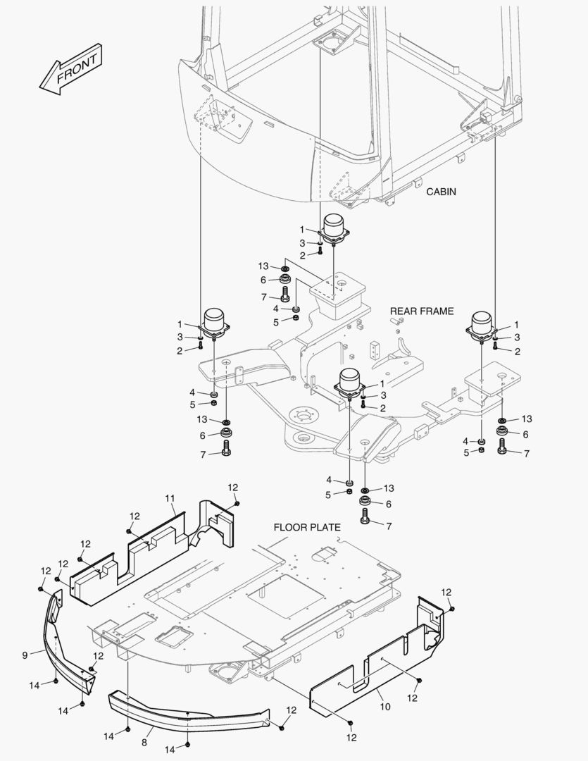 УСТАНОВКА КАБИНЫ