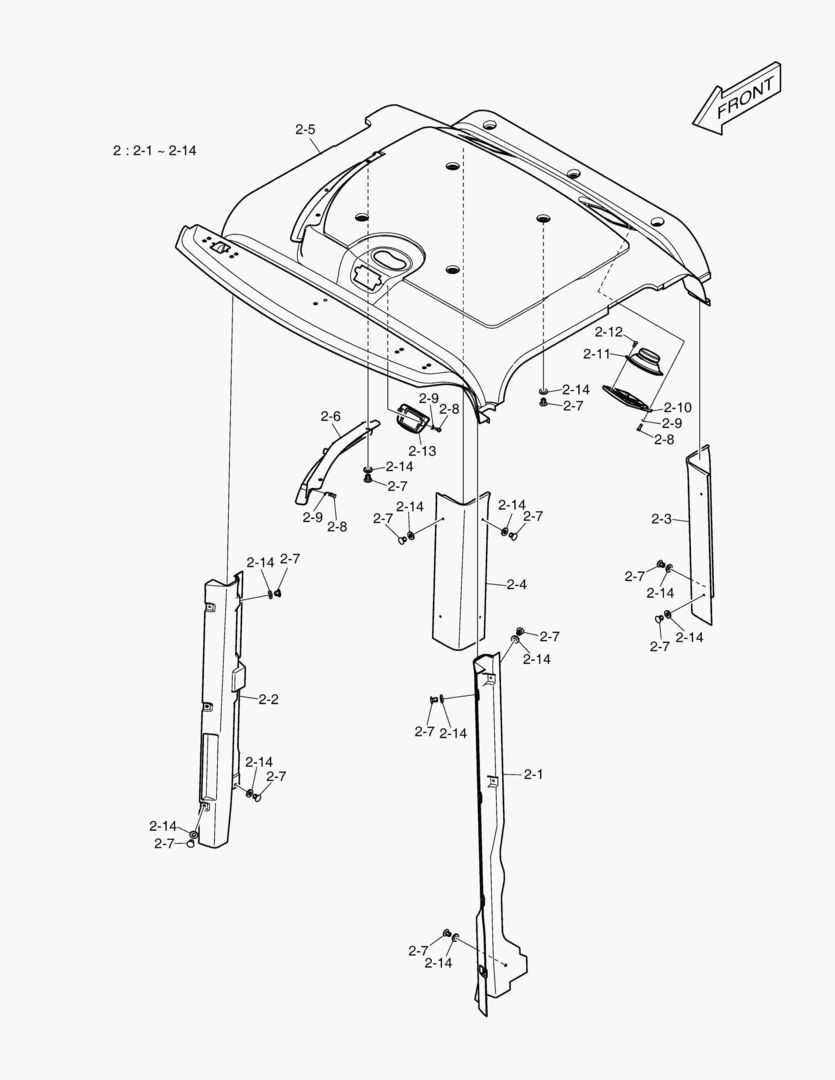 КАБИНА(2) - ВНУТРЕННИЕ ЛИСТЫ