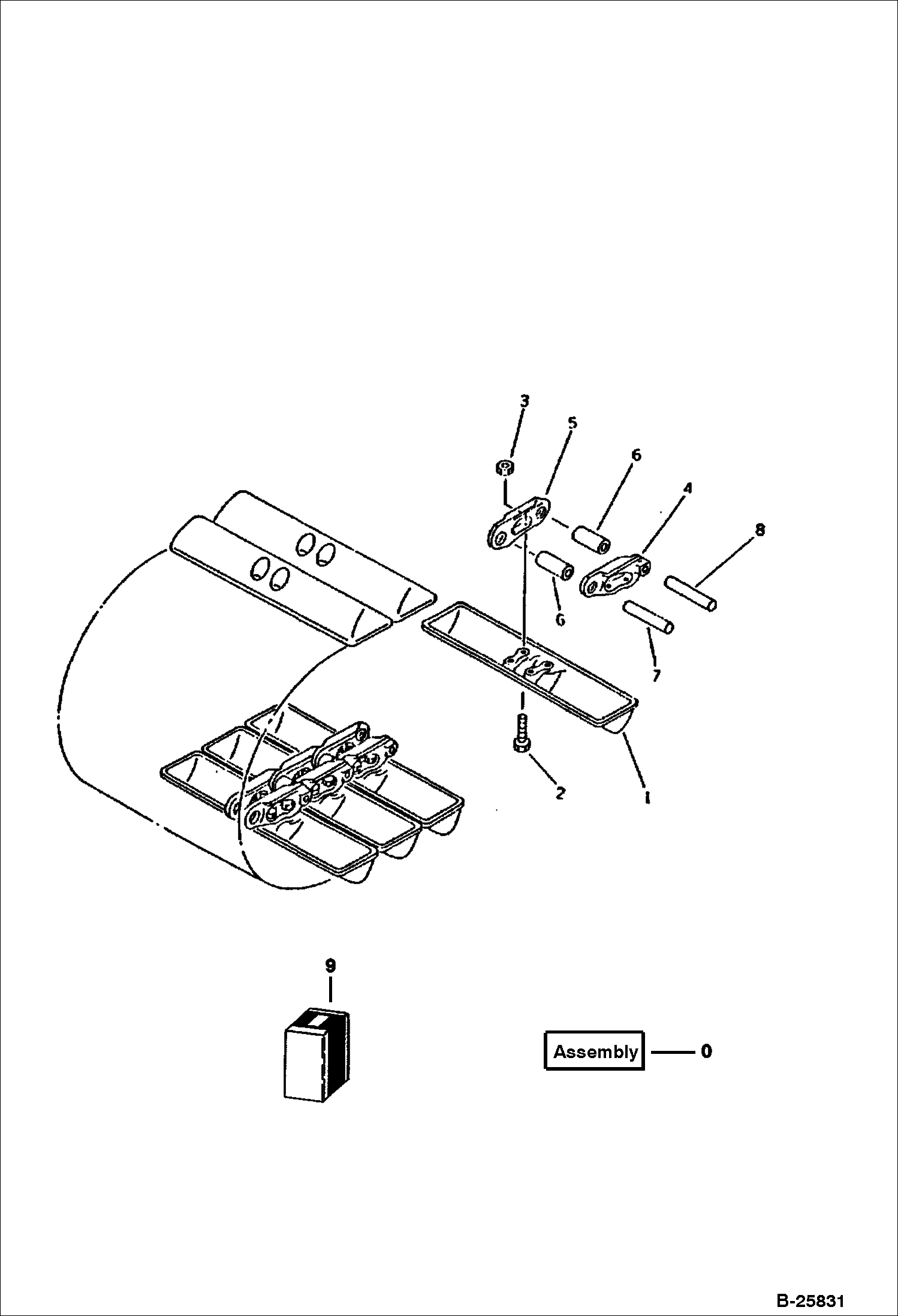 БАШМАК ГУСЕНИЦЫ (ДЛЯ РАБОТЫ В БОЛОТИСТОЙ МЕСТНОСТИ) (С БОЛТОВЫМ КРЕПЛЕНИЕМ) (ОПЦИЯ) 550 ММ ШИРОКИЕ