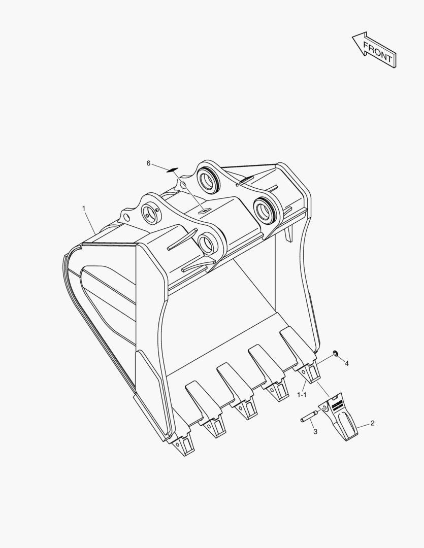 6790 ROCK BUCKET ASS`Y 1.71mВі - HEAVY DUTY