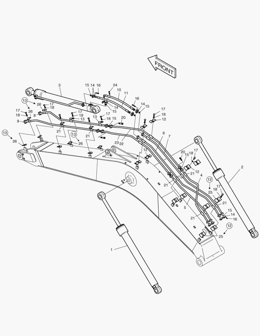 ГИДРОСИСТЕМА СТРЕЛЫ