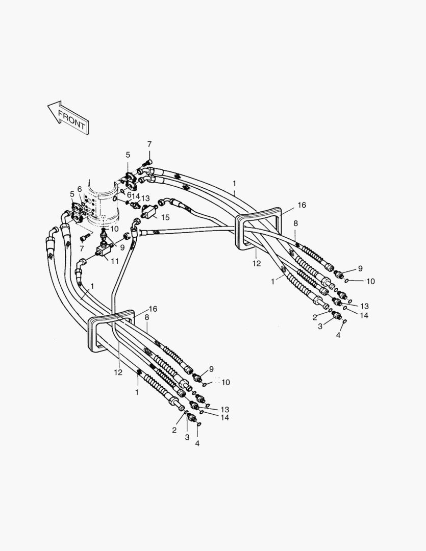 СИСТЕМА ТРУБОПРОВОДА КАРДАННОГО ВАЛА