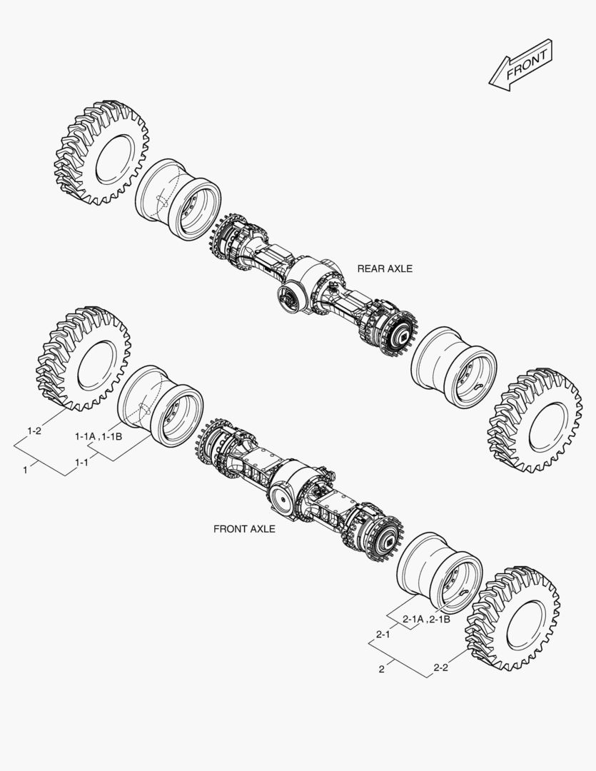 1160 WHEEL ASS`Y [10001~10667]