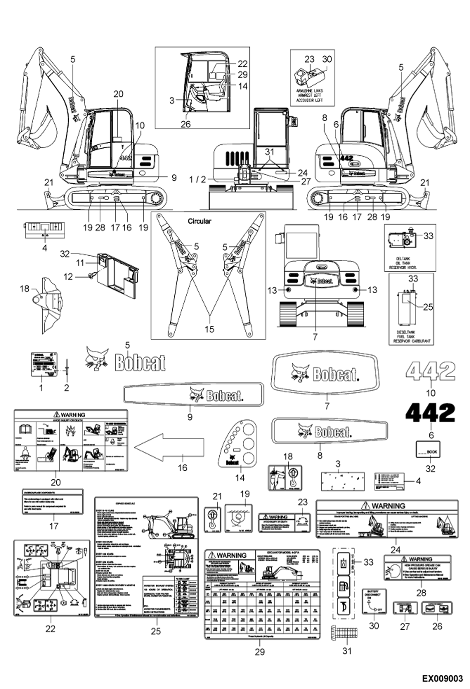 ПРЕДУПРЕЖДАЮЩИЕ ТАБЛИЧКИ (US)