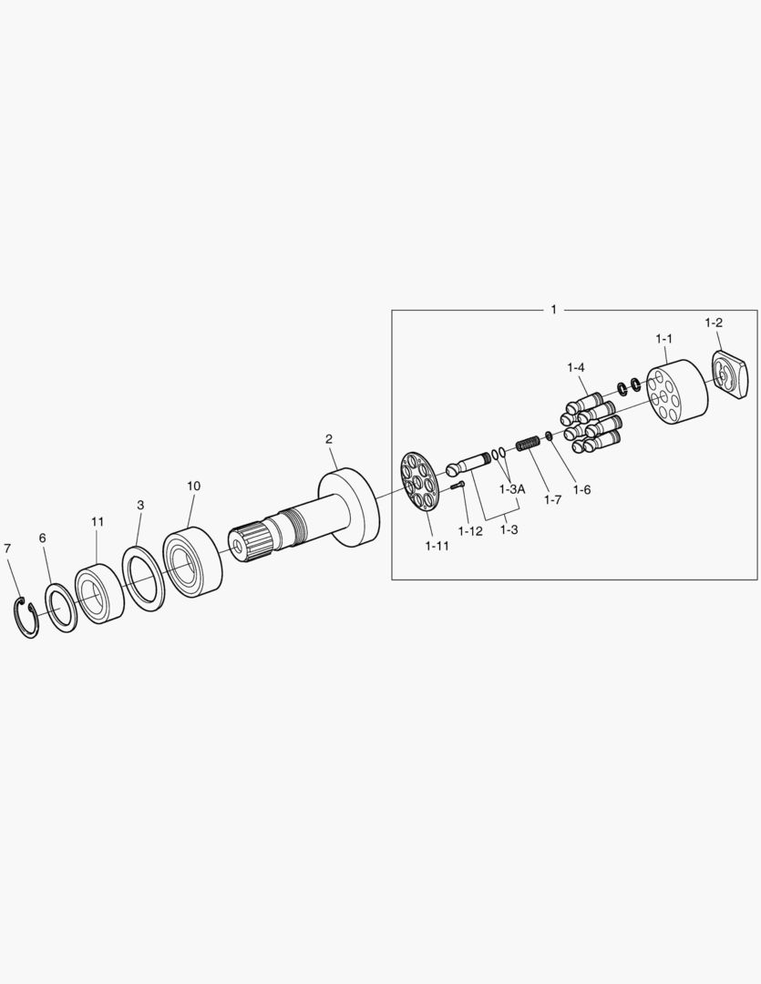 ХОДОВОЙ ГИДРОМОТОР - РОТОР В СБОРЕ