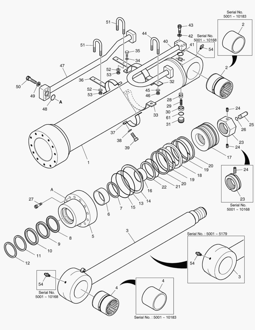 4320 ARM CYLINDER - ARM 2.4m [5001~10225]