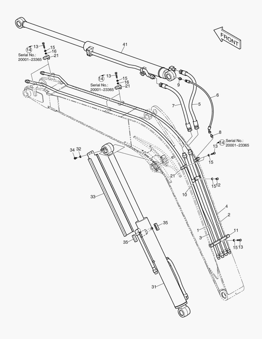 ГИДРОСИСТЕМА СТРЕЛЫ