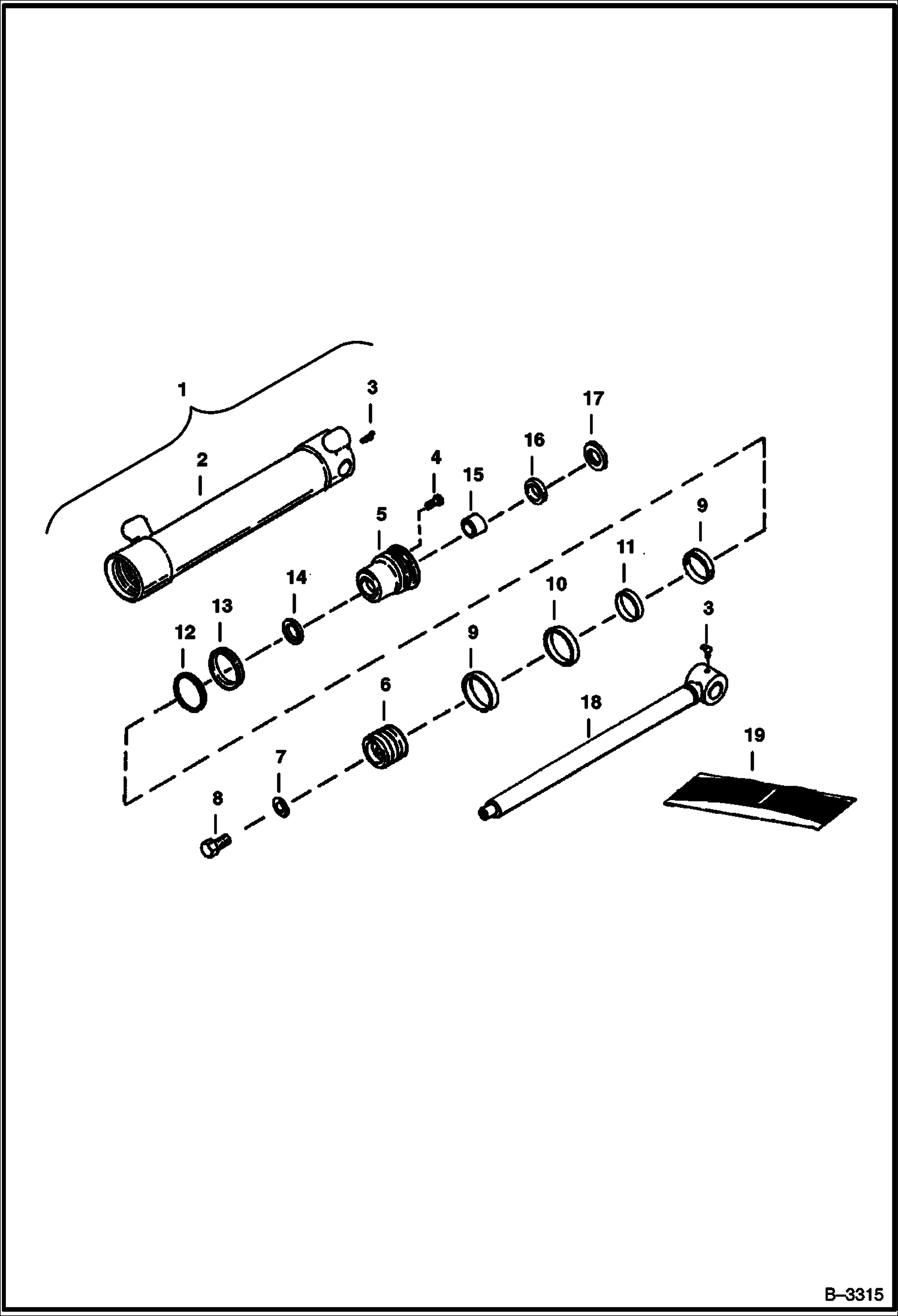 ЭКСКАВАТОР-ПОГРУЗЧИК (СТРЕЛА, КОВШ И ЦИЛИНДР РУКОЯТИ СТРЕЛЫ ЧЕРПАКА) (908)