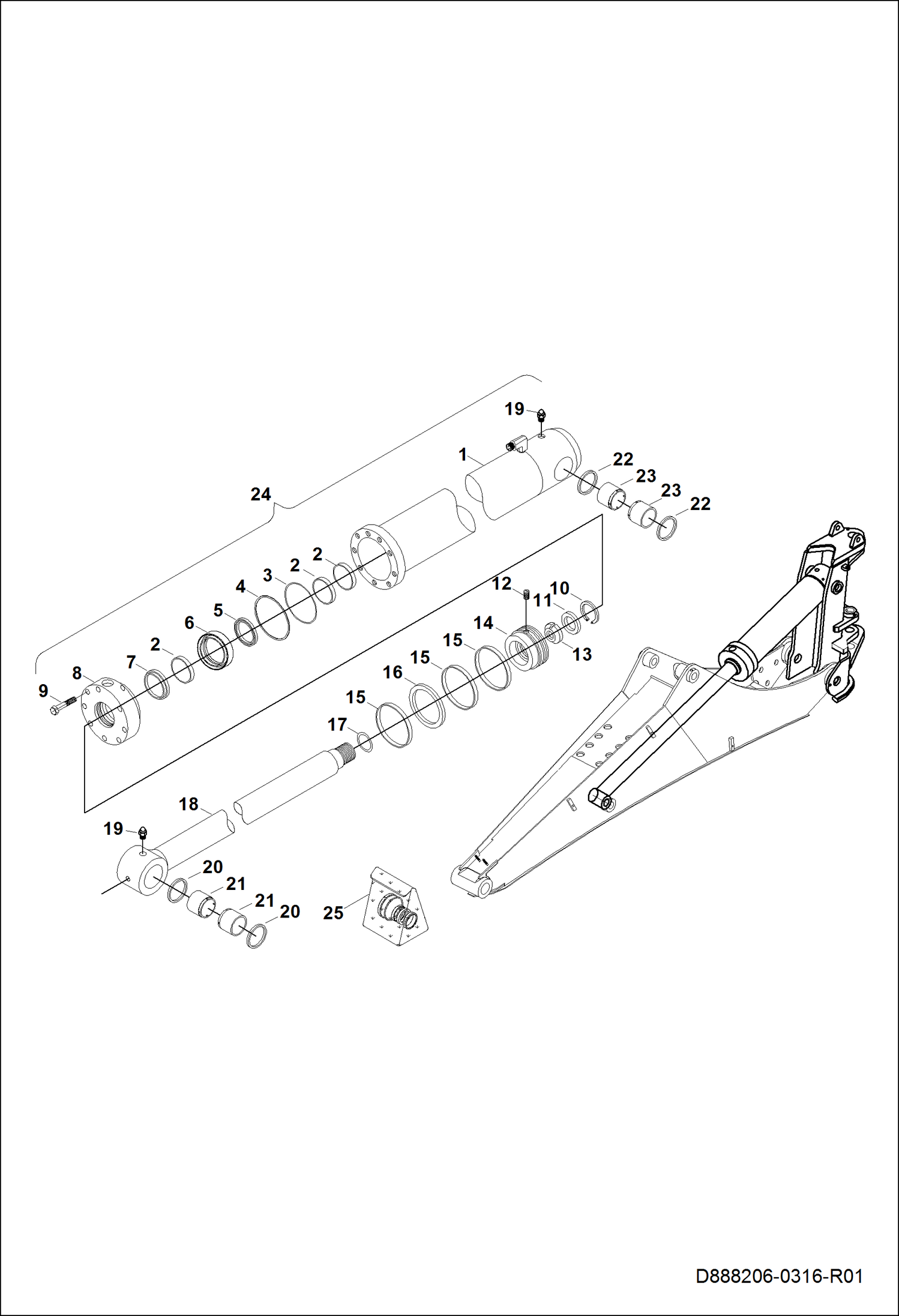 ЦИЛИНДР СТРЕЛЫ