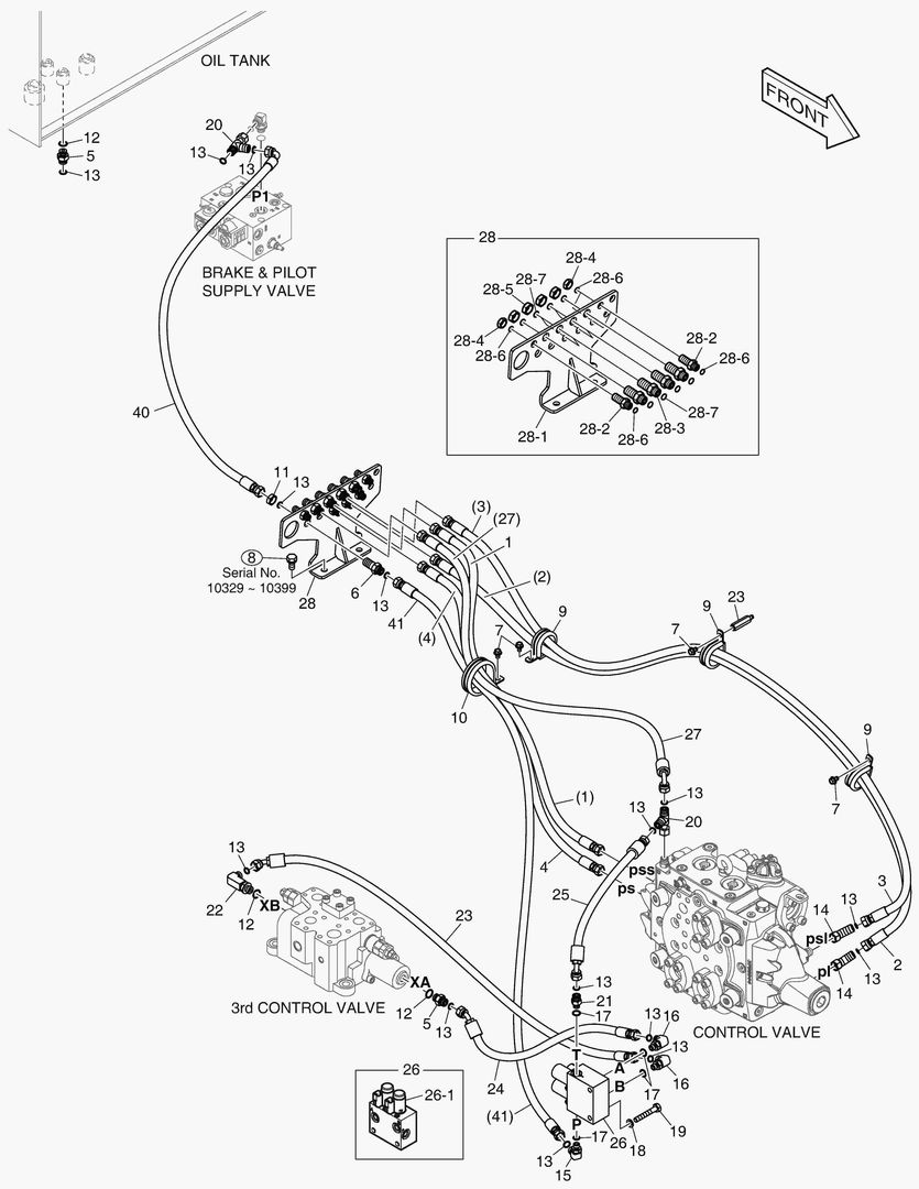 6150 PILOT PIPING - THUMB WHEEL