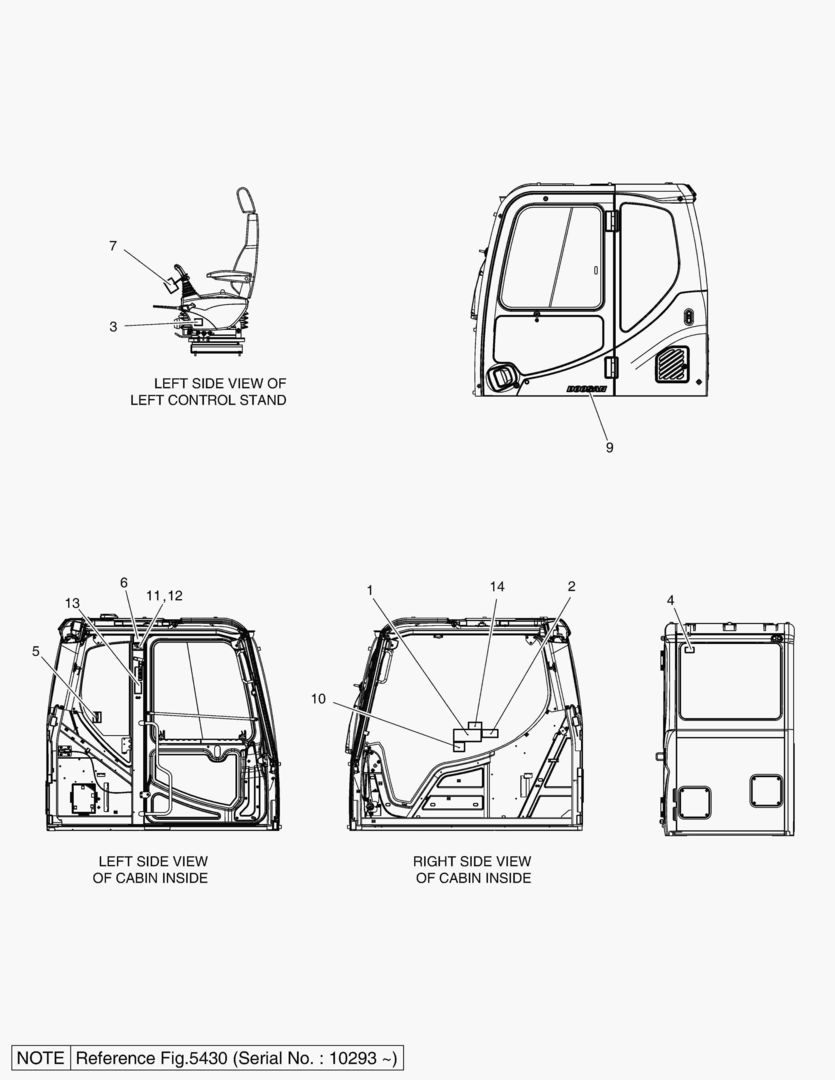 ЗАВОДСКАЯ ТАБЛИЧКА - КАБИНА(ЕВРОПА)
