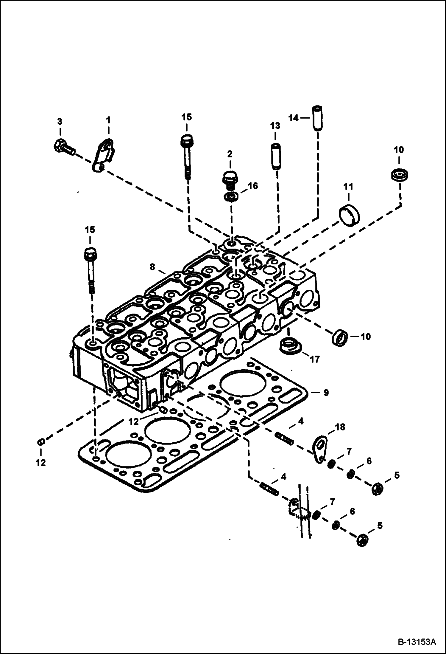 ГОЛОВКА ЦИЛИНДРА (KUBOTA - V2003T)