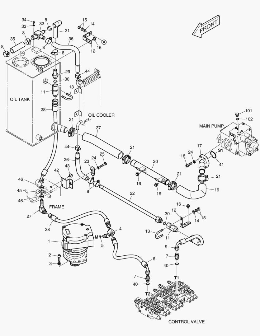 ТУБОПРОВОД МАСЛЯНОГО РАДИАТОРА