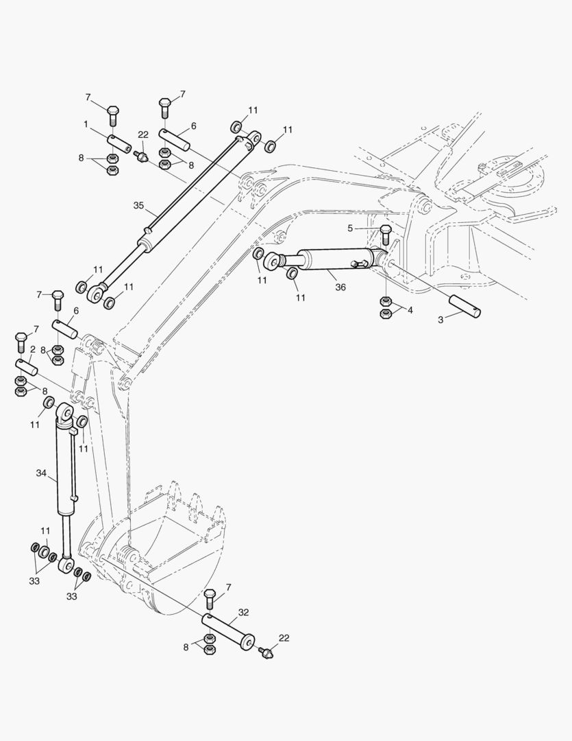3110 FRONT CYLINDER ASS`Y