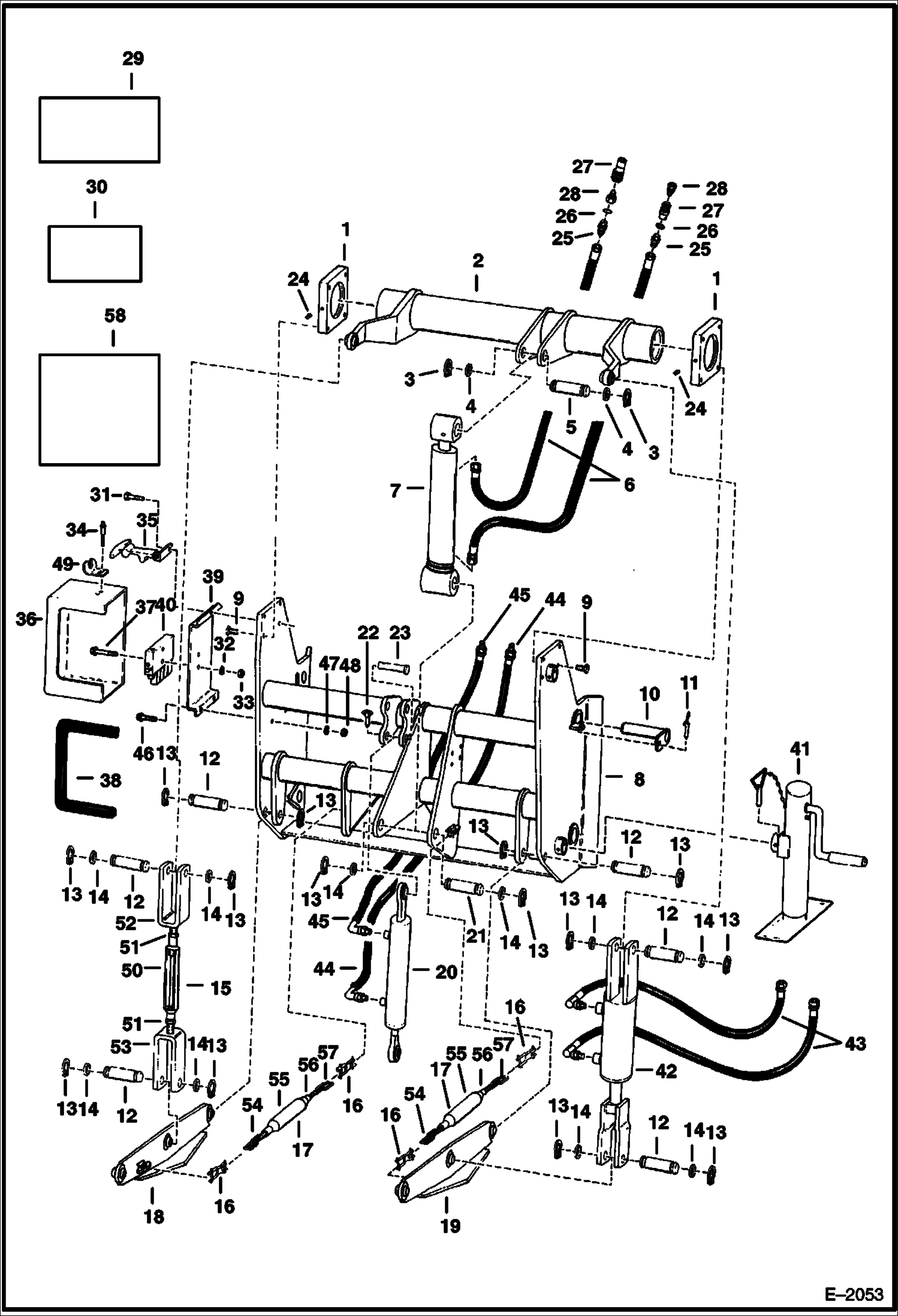 3 ТОЧКИ КРЕПЛЕНИЯ СЦЕПНОГО УСТРОЙСТВА (КАТЕГОРИЯ LL) (H702 6650)