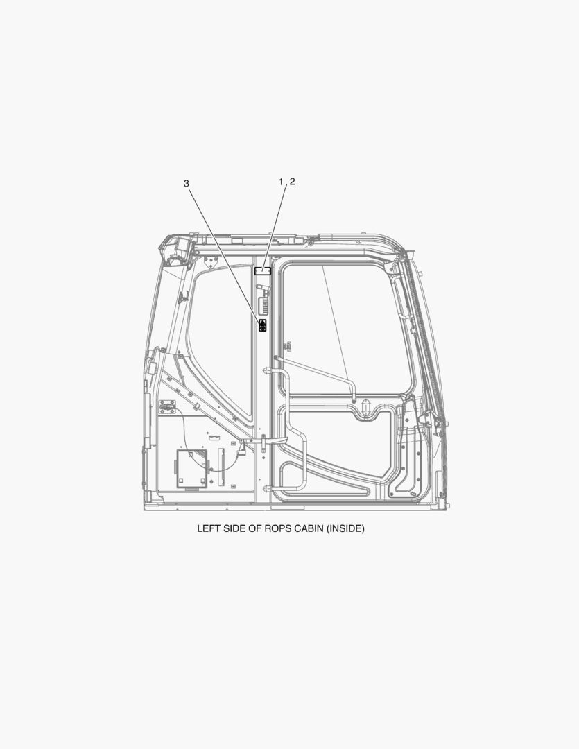 Схема 5400 DECAL - ROPS(TURKEY)