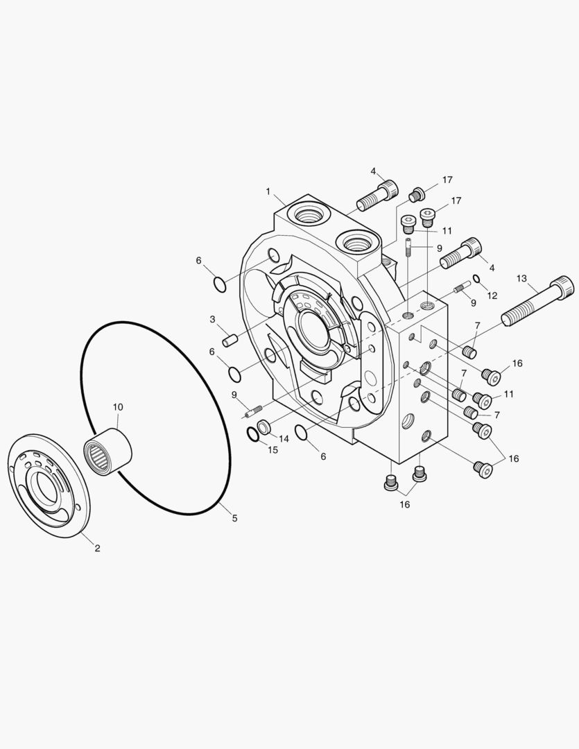 ОСНОВНОЙ НАСОС - КРЫШКА