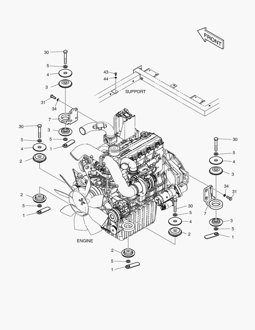 МОНТАЖ ДВИГАТЕЛЯ