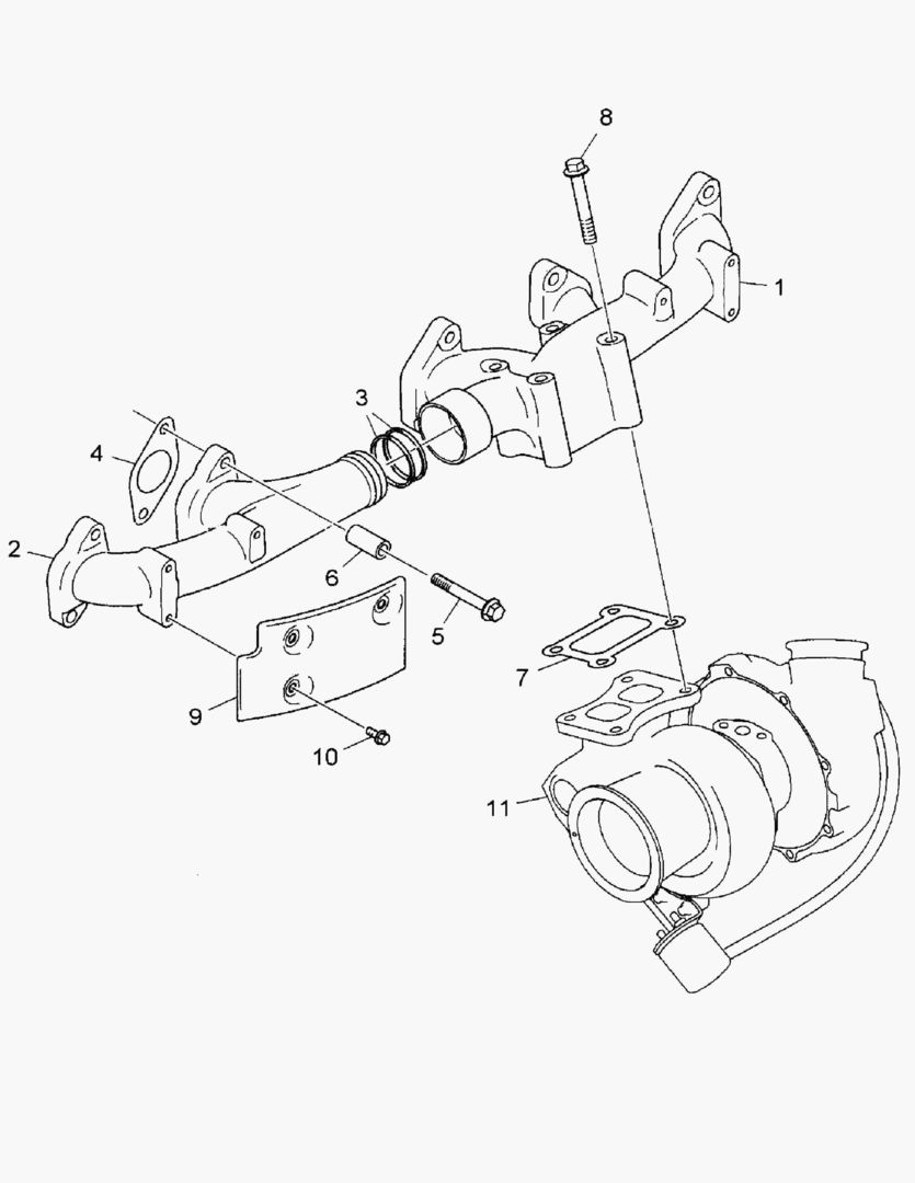 Спецтехника G010-42 EXHAUST MANIFOLD