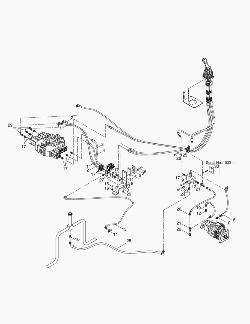 Спецтехника 5545 PILOT PIPING(2)-3SP MONO LEVER [10299~] - главное фото