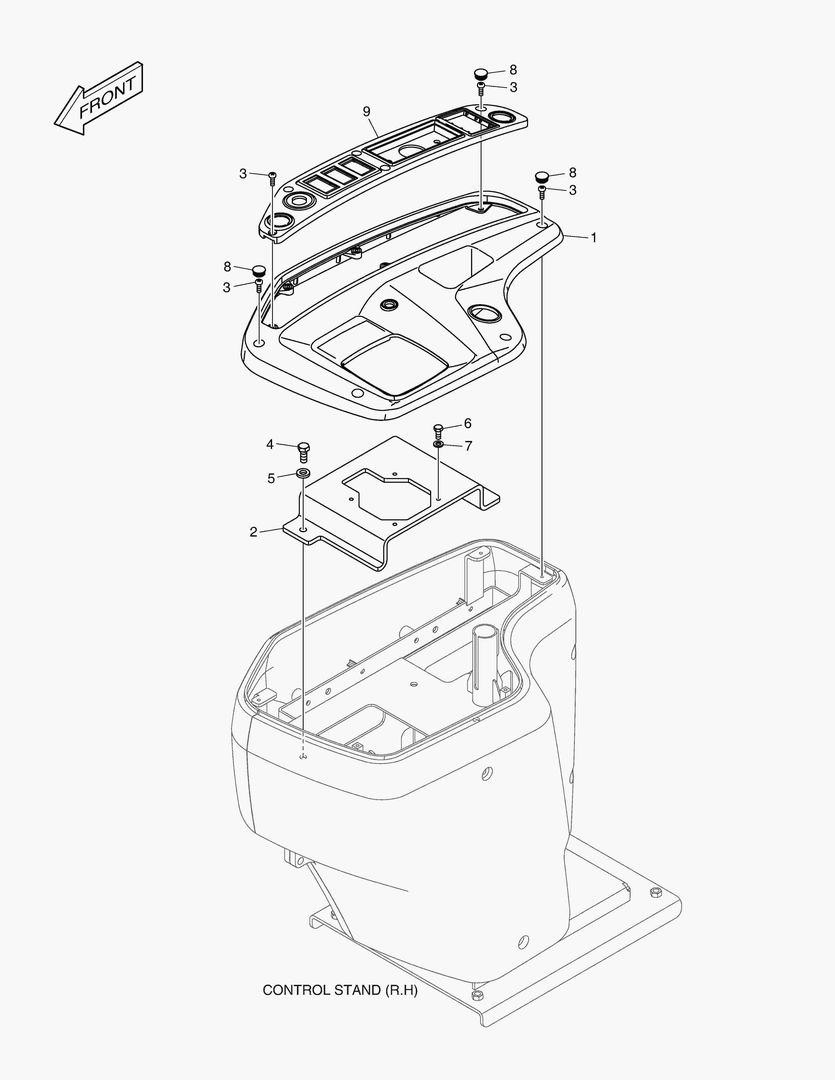 6060 CONTROL STAND - THUMB WHEEL