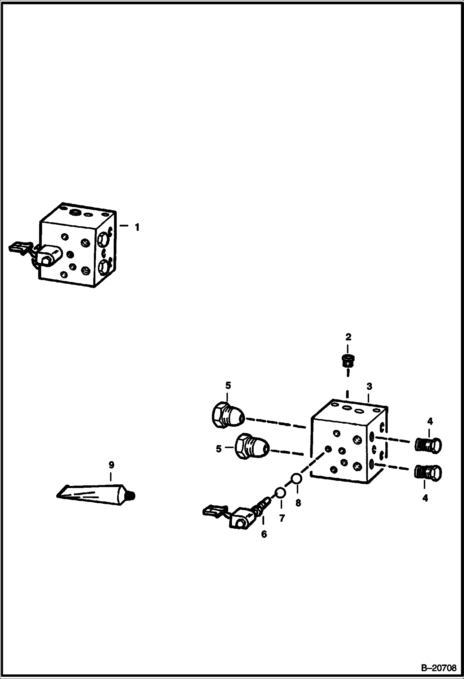 ЭКСКАВАТОР-ПОГРУЗЧИК (ВСПОМОГАТЕЛЬНЫЙ КЛАПАН ЗАДНЕЙ ЧАСТИ) (ЗАДНИЙ СТАБИЛИЗАТОР)