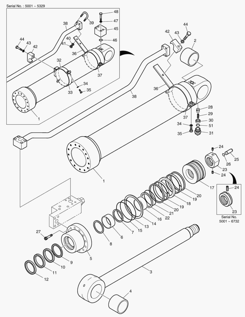 Спецтехника 4430 ARM CYLINDER - LOCK VALVE [5001~7126] - главное фото
