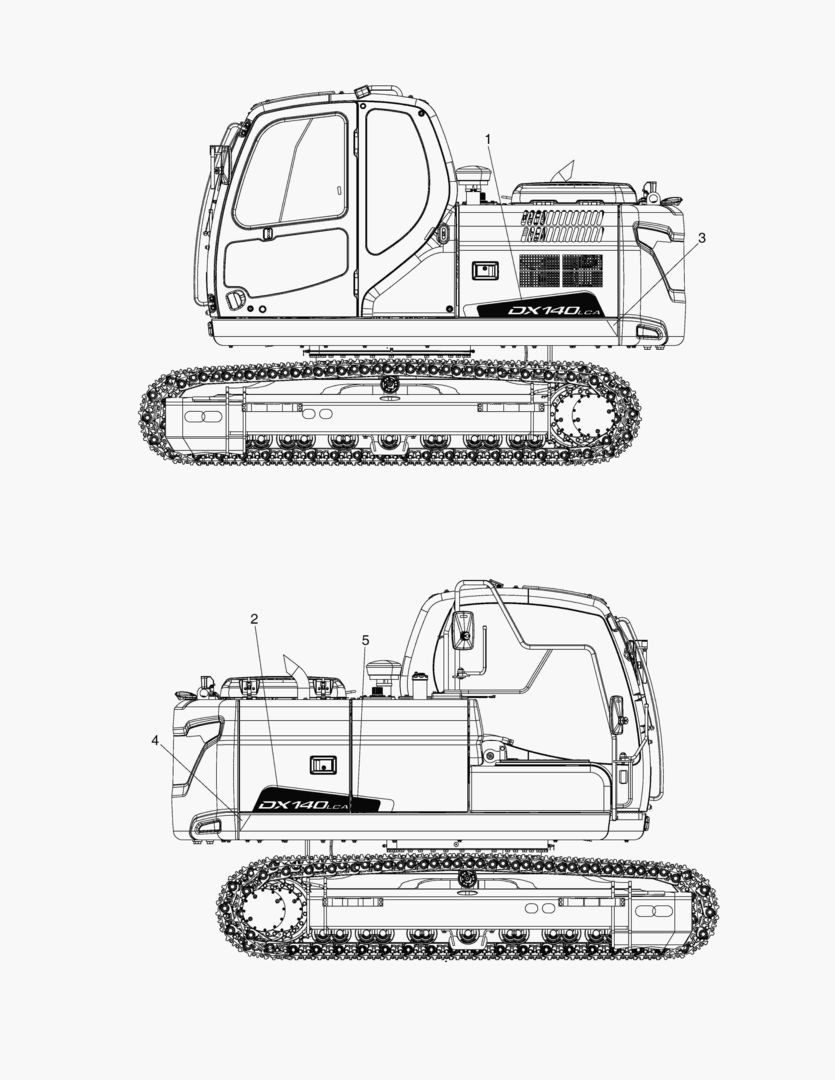 5180 NAME P;ATE - DX140LCA