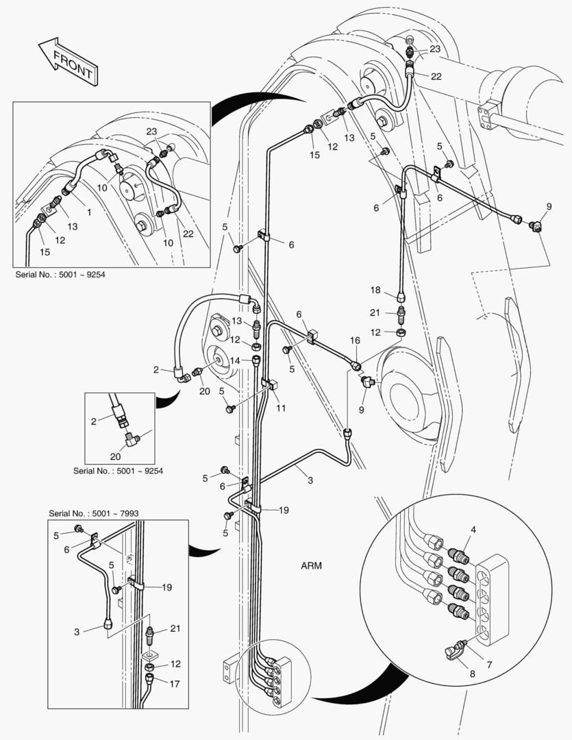 ТРУБОПРОВОД СМАЗОЧНОЙ СИСТЕМЫ - РУКОЯТЬ 3.1 м