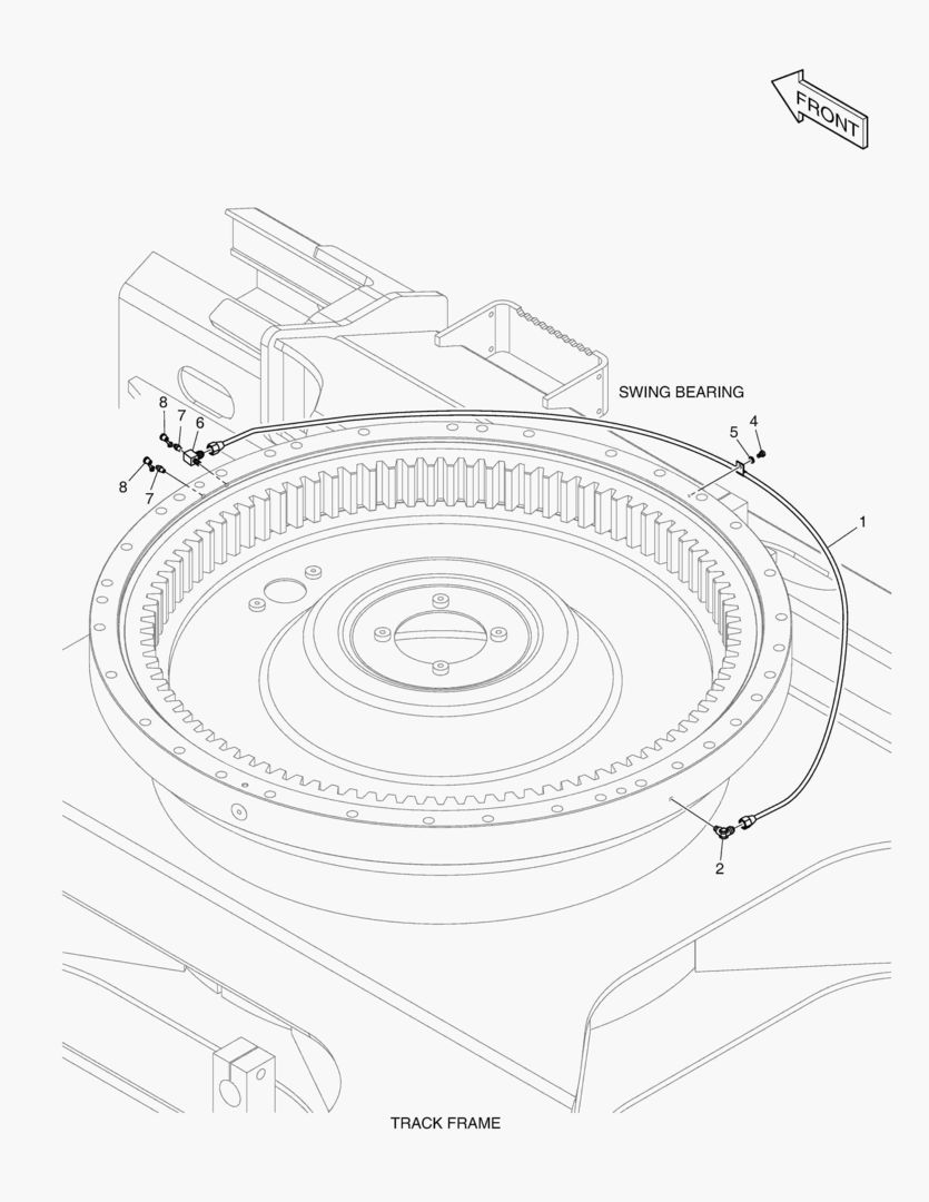 ТРУБОПРОВОД СМАЗОЧНОЙ СИСТЕМЫ