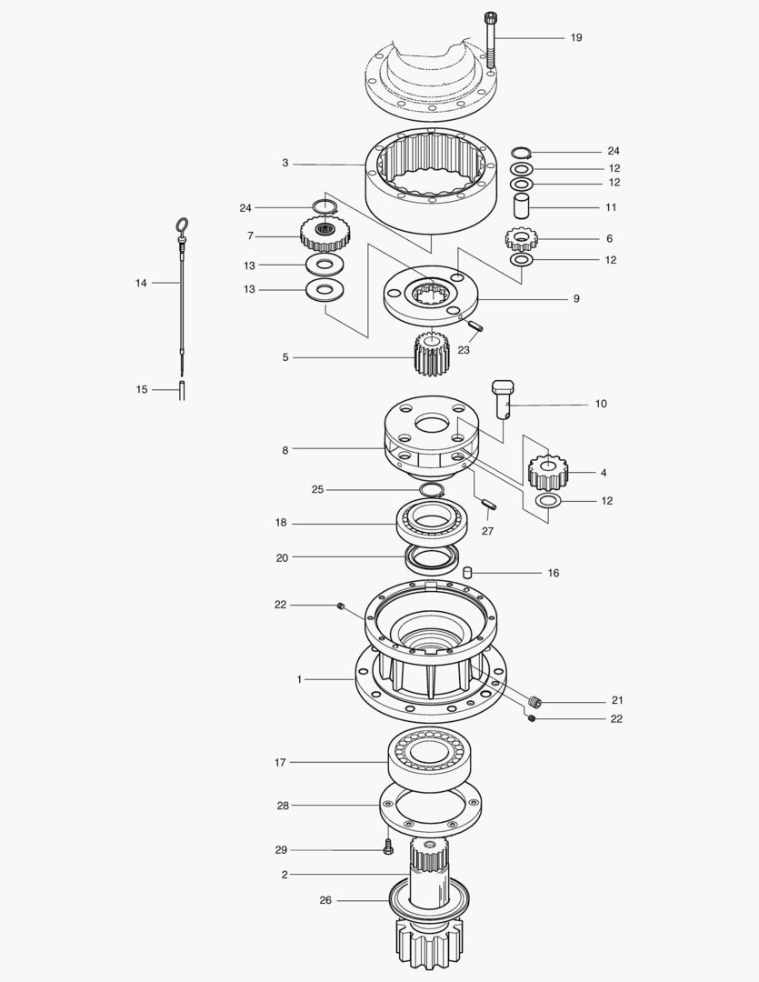 Спецтехника 4250 SWING REDUCTION GEAR [701~] - главное фото