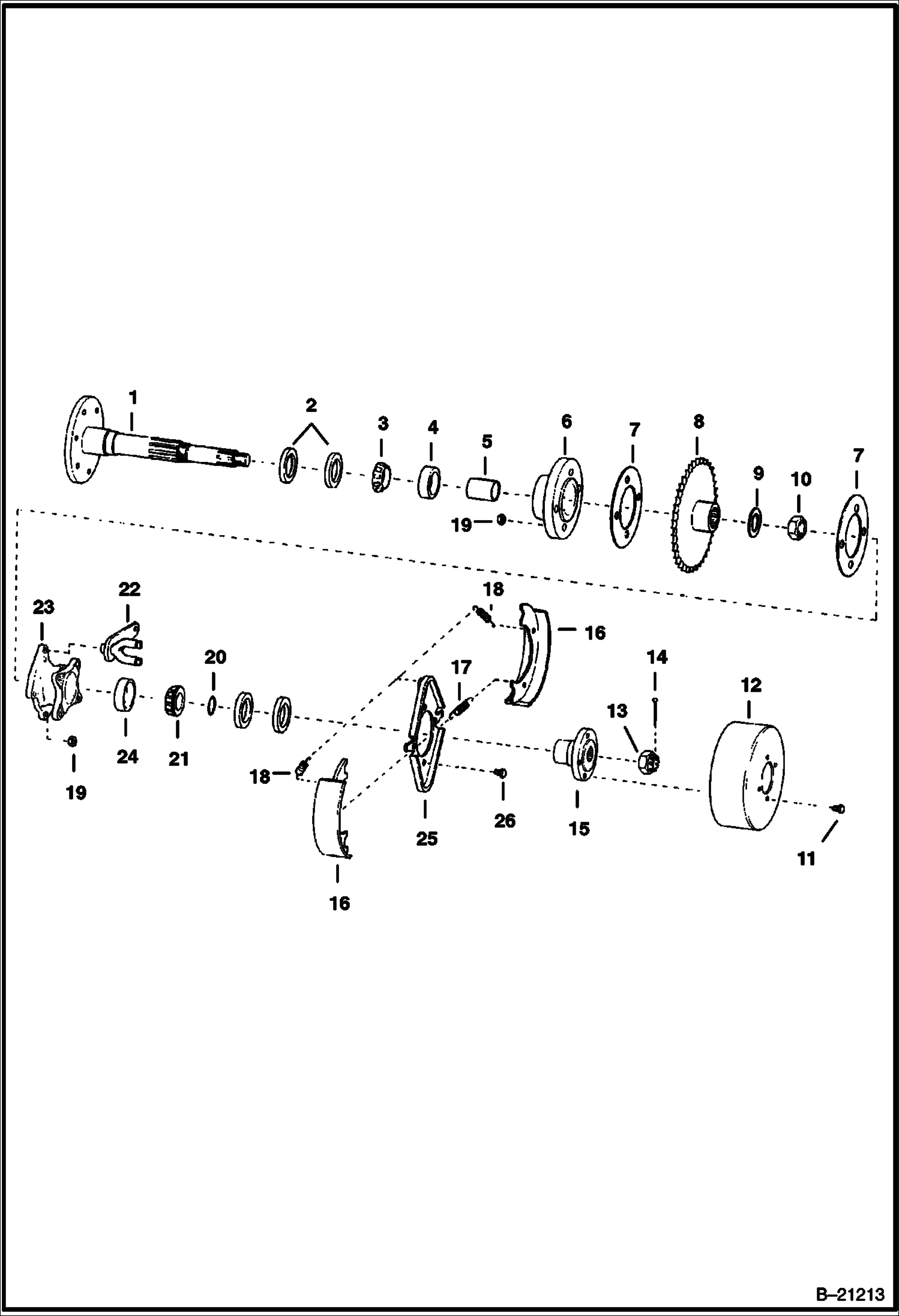 ОСЬ И ТОРМОЗ В СБОРЕ